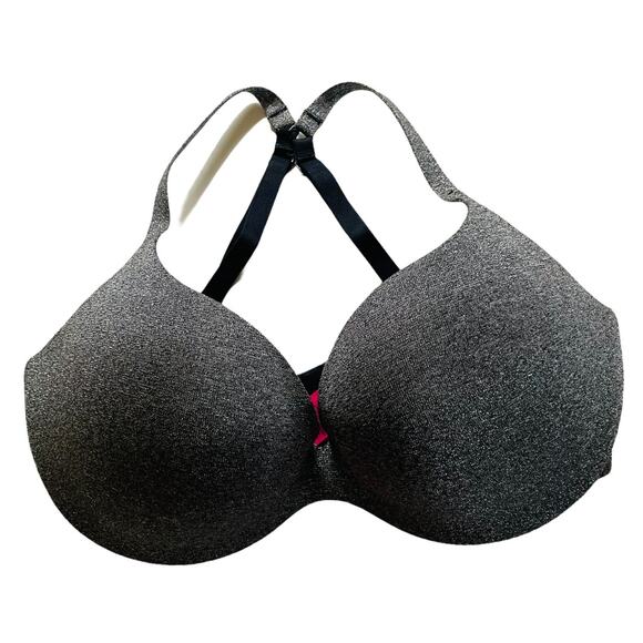La Senza Silver Gray Padded T Shirt Bra 34DD - Picture 2 of 7